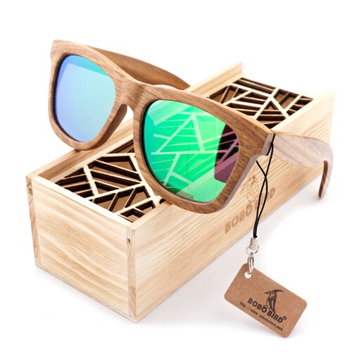 BOBO BIRD Men Women Sunglasses Fashion 100% Handmade Wooden Sun glasses polarized Design Summer Style Ladies Eyewear in wood box