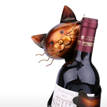 Load image into Gallery viewer, TOOARTS Cat Wine Rack Wine Holder Shelf Metal Practical Sculpture Wine stand Home Decoration Interior Crafts Christmas Gift
