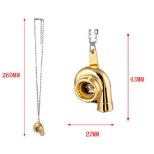 Load image into Gallery viewer, Turbo Hanging Ornaments Car Pendant Auto Interior Hip-hop Turbocharger Auto Rear View Mirror Decoration Dangle Trim Accessorie
