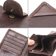 Load image into Gallery viewer, CONTACT&#39;S Real Genuine Leather Men Passport Holder Wallets Man Portomonee Passport Cover Purse Brand Male Credit Card Wallet
