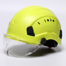 Load image into Gallery viewer, Safety Helmet With Goggles Construction Hard Hat High Quality ABS Protective Helmets Work Cap For Working Climbing Riding
