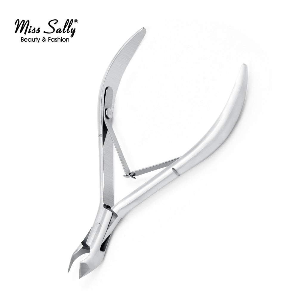 Miss Sally Cuticle Trimmer Professional Cuticle Cutter Trimmer Stainless Steel Clippers Remover Pedicure Manicure Nail Tool