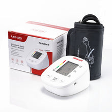 Load image into Gallery viewer, Sinocare Blood Pressure Monitor Tensiometer Upper Arm Automatic Digital BP Machine Pulse Heart Rate Meter 3 Color LCD Display
