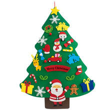 Load image into Gallery viewer, DIY Felt Christmas Tree Decorations Set Christmas Party Supplies For Nursery Children Gift Felt Christmas Tree DIY Soft Tree
