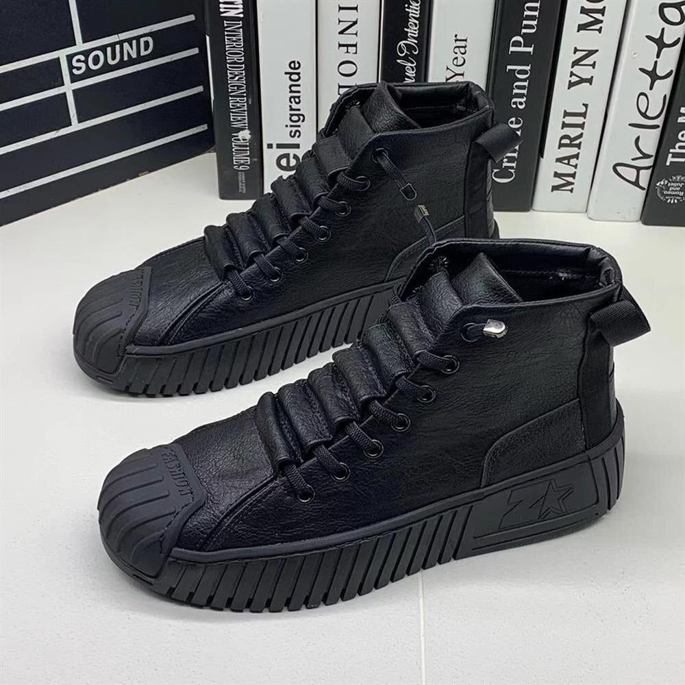Autumn and winter New Men Martin boots The increased boots Fashion casual shoes board shoes High quality Platform shoes