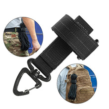 Load image into Gallery viewer, Multi-purpose Nylon Gloves Hook Work Gloves Safety Clip Outdoor Tactical Gloves Climbing Rope Anti-lost Camping Hanging Buck
