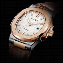 Load image into Gallery viewer, Mens Watches 2021 Luxury Brand PLADEN Fashion Brown Leather Quartz Watch Casual Business Waterproof Luminous Clock Gift For Man
