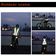 Load image into Gallery viewer, Highlight Reflective Straps Night Work Security Running Cycling Safety Reflective Vest High Visibility Reflective Safety Jacket
