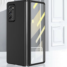Load image into Gallery viewer, All-inclusive Case For Samsung Galaxy Z Fold 2 Shockproof Film Phone Case 360 Degree Frame Protective Cover Shell Black Gold
