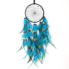 Load image into Gallery viewer, Light Blue Dreamcatcher Pendant Handmade Beautiful Dream Catcher Decoration Wall Hanging Decor Gift For Room Party Wedding #D0
