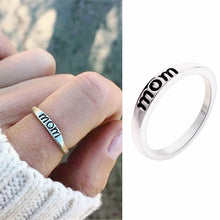 Load image into Gallery viewer, Rings Lettering Rings for Women Temperament Wedding Anniversary Jewelry Accessories Mother Day Gift Size 5-11 Anillos Mujer

