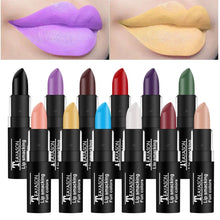 Load image into Gallery viewer, TEAYASON Matte Lipstick 12 Colors Green Purple Black Lip Stick Matte Beauty Sexy Maquillaje Long Lasting Lip Cosmetic Makeup
