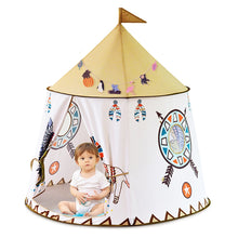 Load image into Gallery viewer, YARD Kid Teepee Tent House 123*116cm Portable Princess Castle Present For Kids Children Play Toy Tent Birthday Christmas Gift
