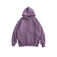 Load image into Gallery viewer, INFLATION 2021 Autumn Mens Thick Fleece Hoodies Hip Hop Pure Hoodies Thick Velvet Fabrics Winter Hoodies 167W17
