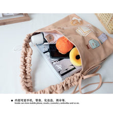 Load image into Gallery viewer, Girls Shopper Bag Shoulder Bag for Women 2021 Cute Designer Handbags Female Shoppers High Quality Casual Wallets Canvas Tote Bag
