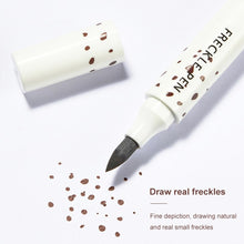Load image into Gallery viewer, Pudaier Natural Freckle Pen Popular Makeup Embellishment Pen Spots Fake Makeup Pen Waterproof Durable Cosmetics Dot Spot Pen
