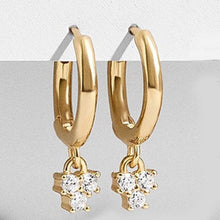 Load image into Gallery viewer, Color Zircon Earrings for Women 5 Pair Geometric Small Hoop Earring Set Huggie Fashion Jewelry Wedding Bijoux Brincos Femme
