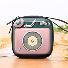 Load image into Gallery viewer, Creative Retro Personalized Electric Mini Coin Purse kids Girls Wallet Earphone Box Bags  Wedding Gift  Christmas Gift
