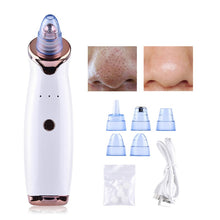 Load image into Gallery viewer, Blackhead Remover Pore Acne Pimple Removal Face T Zone Nose Water Bubble Cleaner Vacuum Suction Facial Diamond Steamer Oil Dirty
