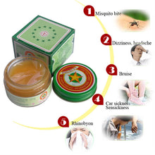 Load image into Gallery viewer, home healthcare Golden star Tiger Balm Cold headache relief Dizziness Heat Stroke Insect Stings itch back ache
