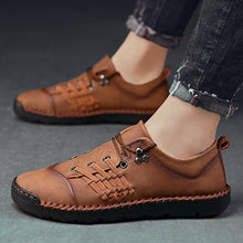 Load image into Gallery viewer, Men Casual Shoes Fashion High Quality Handmade Leather Sneakers Big Size 48# Male Soft Outdoor Walking Footwear Driving Shoes
