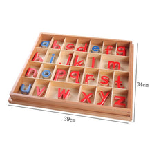 Load image into Gallery viewer, Kids Montessori Language Toys Wooden Movable Alphabet Preschool Early Learning Educational Toys
