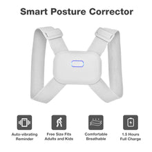 Load image into Gallery viewer, Adjustable Smart Intelligent Posture Corrector Vibration Back Posture Brace Trainer Pain Relief Upper Back Brace Health Care

