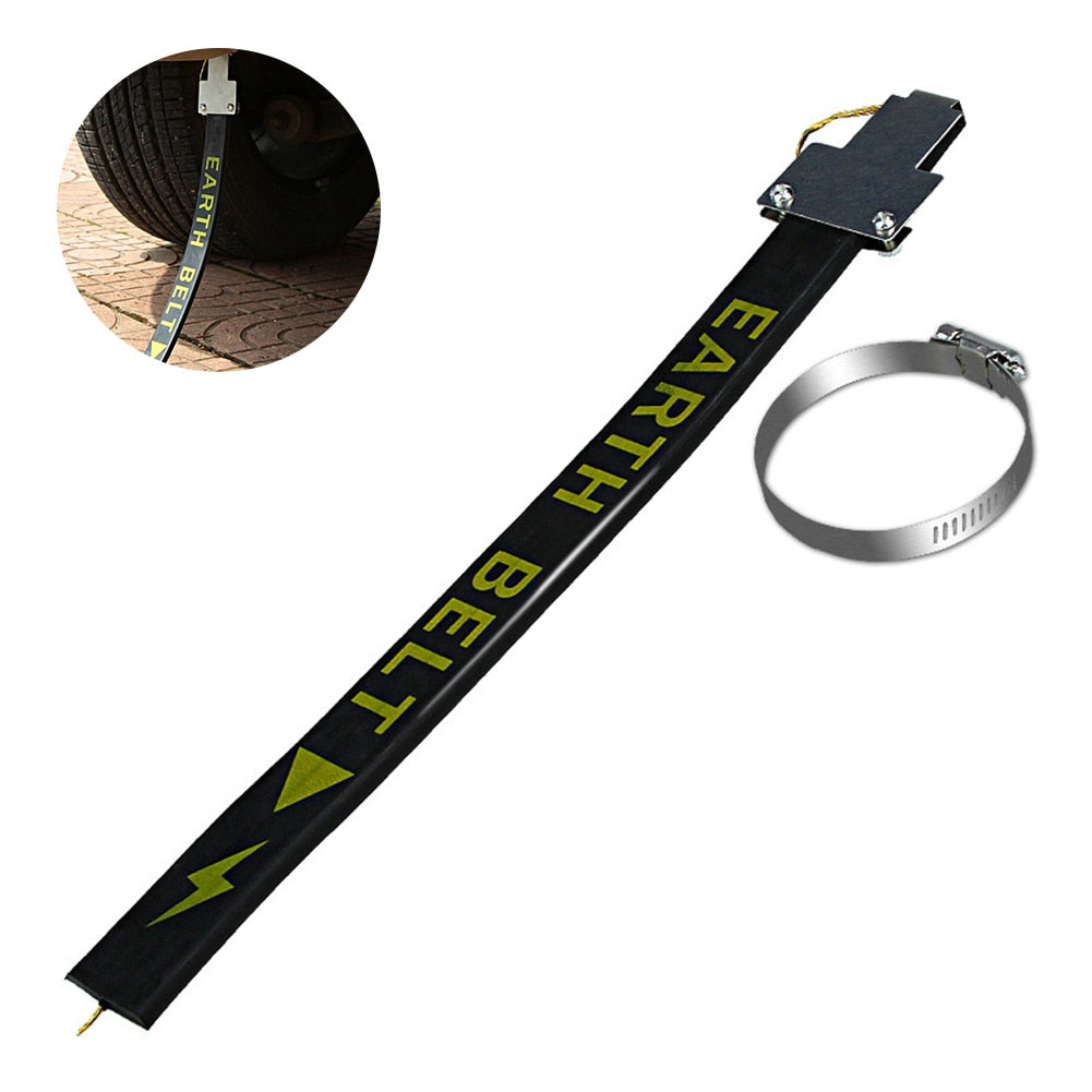 Exterior Accessories Vehicle Avoid Antistatic Road Travel Canceller Anti-Static Car Styling Car Electrostatic Belt Metal Belt