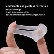 Load image into Gallery viewer, 1 Pair Toe Separators Toe Silicone Bunion Guard Foot Care Orthopedic Finger Toe Separator Correction Pad Foot Care Tool
