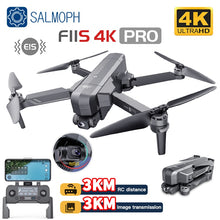 Load image into Gallery viewer, SJRC F11S 4K Pro Drone With Camera 3KM WIFI GPS EIS 2-axis Anti-Shake Gimbal FPV Brushless Quadcopter Professional F11 4k Dron
