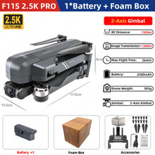 Load image into Gallery viewer, SJRC F11S 4K PRO Drone GPS 5G WiFi 2 Axis Gimbal  With HD Camera F11 4K PRO 3KM  Professional RC Foldable Brushless Quadcopter
