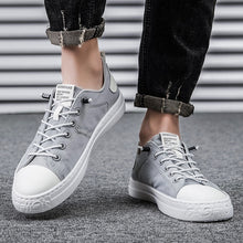 Load image into Gallery viewer, Men Shoes fashion Canvas Loafers Breathable Autumn lace up comfortable Casual Shoes Outdoor Men Sneakers shoes
