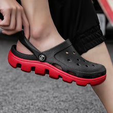 Load image into Gallery viewer, Brand Big Size 35-47 Men Black Garden Casual Aqua Clogs Hot Male Band Sandals Summer Slides Beach Swimming Shoes
