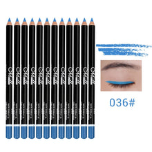 Load image into Gallery viewer, MENOW 12 Pcs/Set Waterproof Eye Pencil Makeup Pen Eyeliner Eye Pencil Waterproof Beauty Pen Eyeliner Eye Liner Pen Cosmetics
