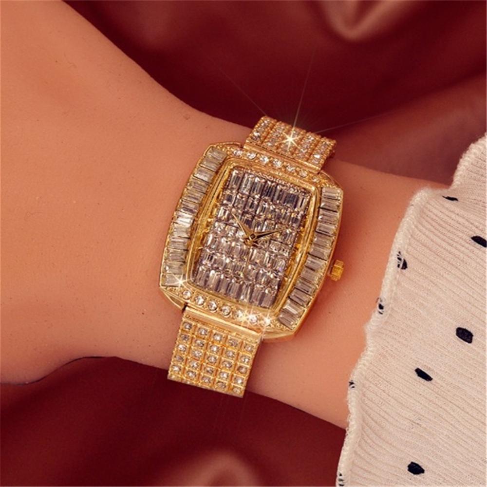 Watches Woman Rhinestone Quartz Ladies Watch Famous Diamond Luxury Brand Bracelet Top Wristwatch Crystal Quartz Clocks 2020