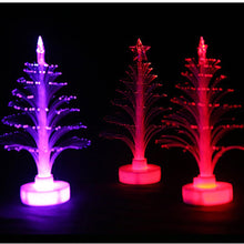 Load image into Gallery viewer, Hot Newest Colorful Fiber Optic Christmas Romantic Gift Creative Colorful Flash Christmas Tree Night Light Decoration Supplies
