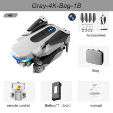 Load image into Gallery viewer, 2021 New KY910 Mini Drone with Dual Camera 4K HD Wide Angle Wifi FPV Professional Foldable RC Helicopter Quadcopter Toys Gift
