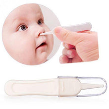 Load image into Gallery viewer, 2Pcs Baby Dig Booger Clips Clean Newborn Baby Ear Nose Navel Safety Tweezers Safe Tongs Baby Care Cleaning Accessories
