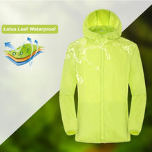 Load image into Gallery viewer, ZK50 Unisex Men Women Camping Rain Jacket Waterproof Sun Protection Clothing Fishing Clothes Quick Dry Skin Windbreaker
