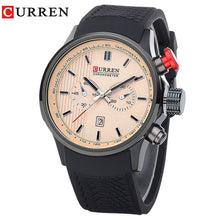 Load image into Gallery viewer, Top Brand Luxury Men&#39;s Sports Watches Fashion Casual Quartz Watch Men Military Wrist Watch Male relogio Clock CURREN 8175
