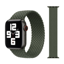 Load image into Gallery viewer, 2020 Braided Solo Loop Nylon fabric Strap For Apple Watch band 44mm 40mm 38mm 42mm Elastic Bracelet for iWatch Series 6 SE 5 4 3

