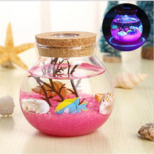 Load image into Gallery viewer, Novelty RGB LED Night Lamp Romantic Sea Fish Stone Ocean Bottle Night Lights For Children Baby Christmas Gift Bedroom Decoration
