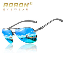 Load image into Gallery viewer, AORON Men Polarized Sunglasses Men Brand Design Sun Glasses Aluminum Leg Mirror Lens Sunglasses for Men/women
