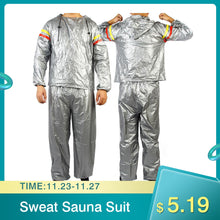 Load image into Gallery viewer, Fitness Weight Loss Sweat Sauna Suit Exercise Gym Anti-Rip Sauna Suit Waterproof Fat Burning Fitness Sweat Suit Dropshipping
