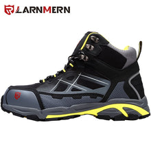 Load image into Gallery viewer, LARNMERN 2020 Safety Shoes S3 SRC Professional Protection Comfortable Breathable Lightweight Steel Toe Anti-nail Work Shoes
