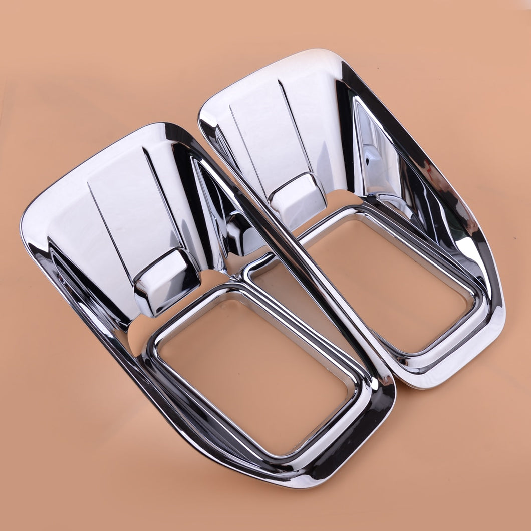 beler ABS Chrome Front Fog Light Lamp Moulding Cover Trim Auto Styling Exterior Accessories Fit for Ford F150 2015 2016 2017