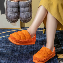 Load image into Gallery viewer, MCCKLE Women Winter Slippers Slip On Ladies Home Cotton Shoes Warm Plush Soft Sewing Couple Indoors Floor Shoes Female Slipper
