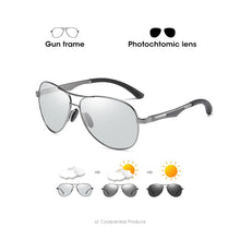 Load image into Gallery viewer, Classic Brand Design Pilot Photochromic Sunglasses Men Polarized Safety Driving Sun Glasses Women Anti-Glare gafas de sol hombre
