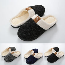 Load image into Gallery viewer, Women&#39;s House Slippers Slip-on Anti-skid Sole Indoor Casual Shoes Snow Slippers Winter Indoor Women Slippers House Plush Soft
