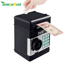 Load image into Gallery viewer, Electronic Piggy Bank ATM Password Money Box Cash Coins Saving Box ATM Bank Safe Box Automatic Deposit Banknote Christmas Gift
